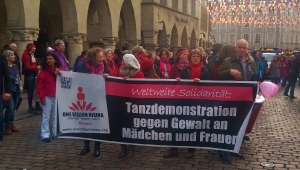 Tanzdemo am Samstag