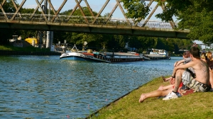 Sommer am Kanal